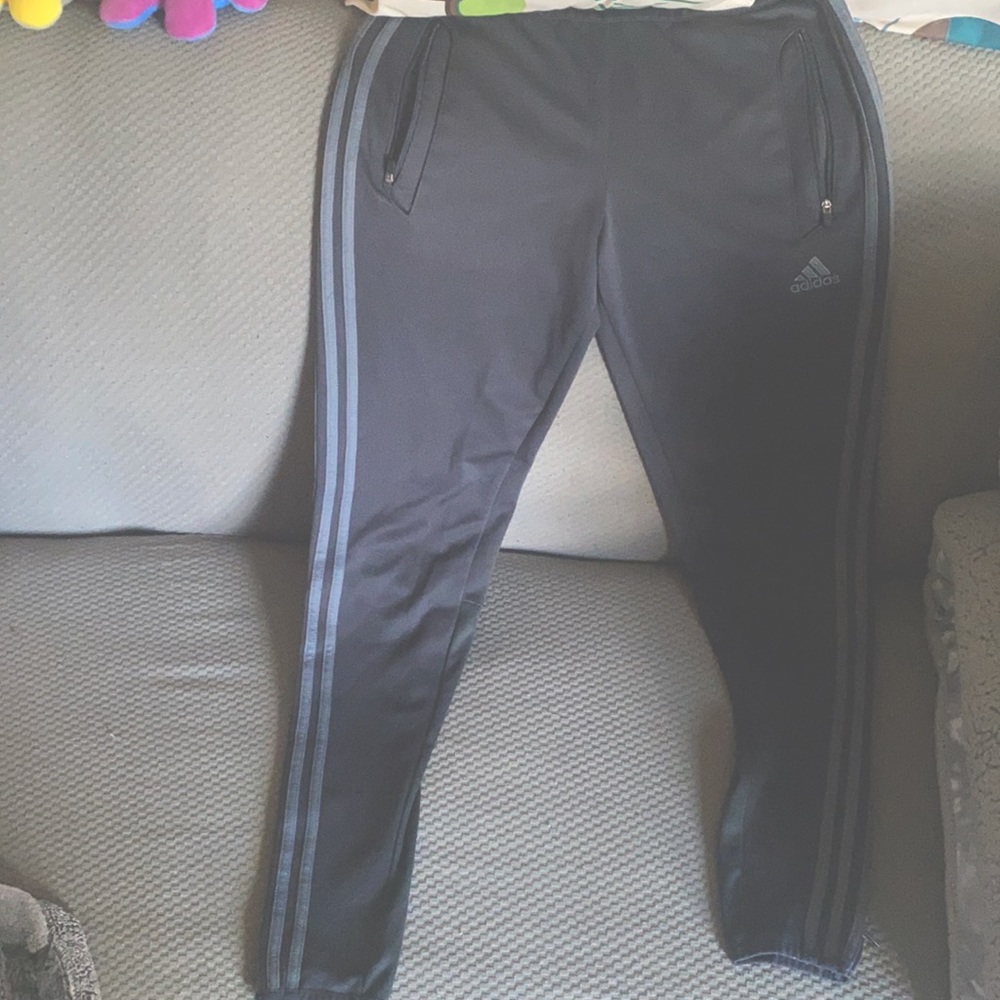 adidas gray sweatpants